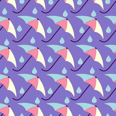 Şemsiye. Sorunsuz tasarlamak vektör çizim