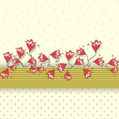 soyut vektör çiçek kompozisyonlar. tebrik kartı