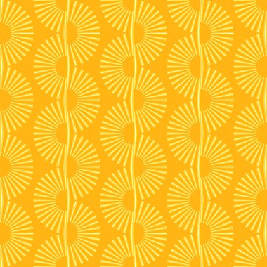 sorunsuz vektör çizim. soyut çizgili semicircles