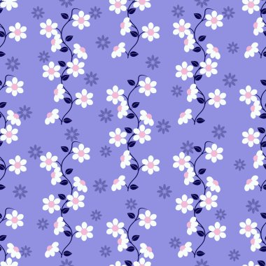 sorunsuz soyut vektör çiçek Çizim