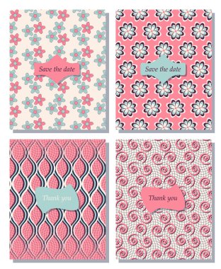 Tarih, teşekkürler kaydetmek için vektör şablonları