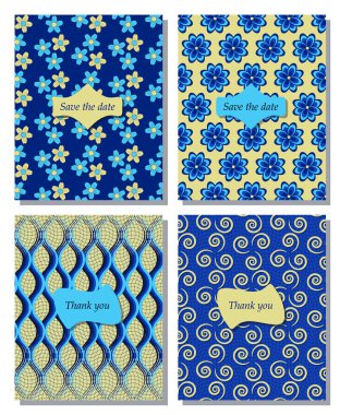 Tarih, teşekkürler kaydetmek için vektör şablonları