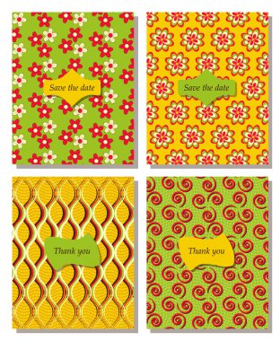 Tarih, teşekkürler kaydetmek için vektör şablonları