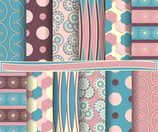 Set de hârtie vectorială abstractă cu forme decorative și elemente de design pentru schiță — Vector de stoc