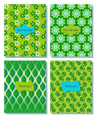 Tarih, teşekkürler kaydetmek için vektör şablonları