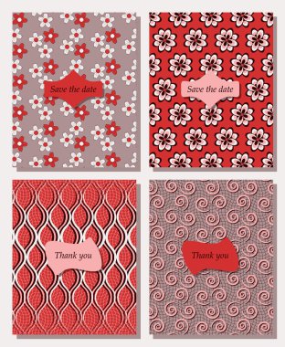 Tarih, teşekkürler kaydetmek için vektör şablonları