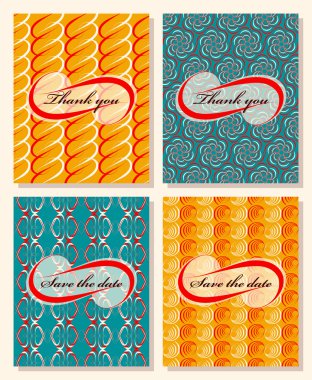 Tarih, teşekkürler kaydetmek için vektör şablonları