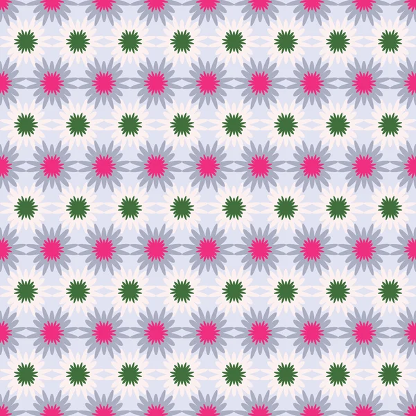 Seamless vector abstract decorative floral pattern — Stock Vector