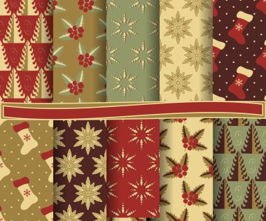 Noel soyut vektör kağıt Dekoratif şekiller ve karalama defteri için tasarım öğeleri kümesi