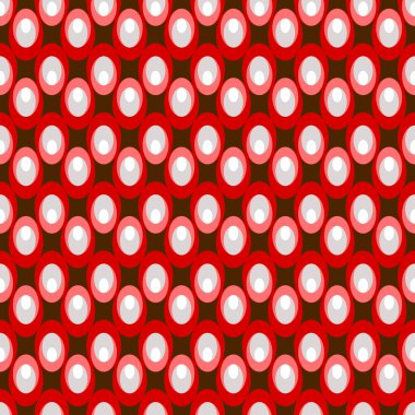 Katmanlı oval ile sorunsuz tasarlamak vektör çizim arka plan