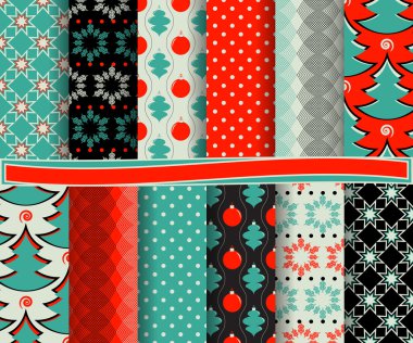 Noel soyut vektör kağıt Dekoratif şekiller ve karalama defteri için tasarım öğeleri kümesi