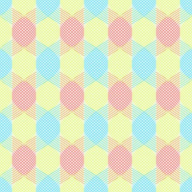 Sorunsuz soyutlama vektör çizim. Dalgalı çizgiler dekoratif desen