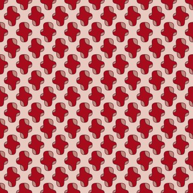 Sorunsuz soyutlama vektör çizim. Soyut şekiller dekoratif desen