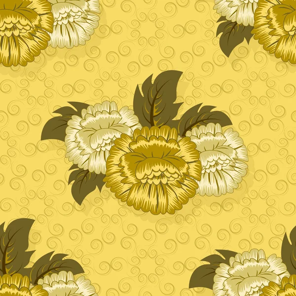 Modèle floral abstrait vectoriel — Image vectorielle