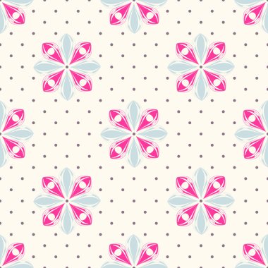 soyut çiçek sorunsuz vektör çizim