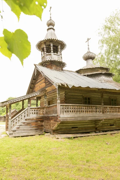 Ruské dřevěné architektury. — Stock fotografie