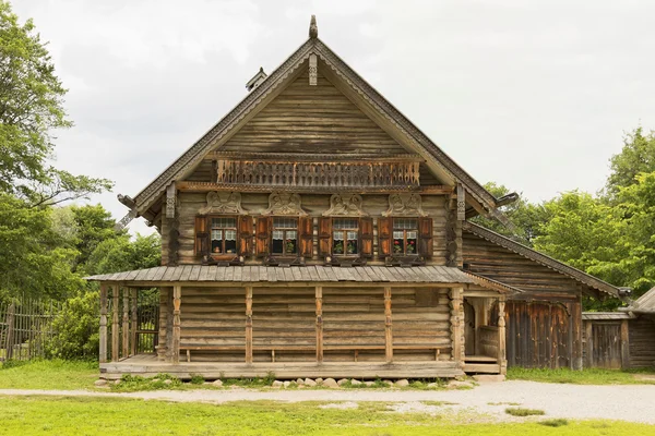 Ruské dřevěné architektury. — Stock fotografie