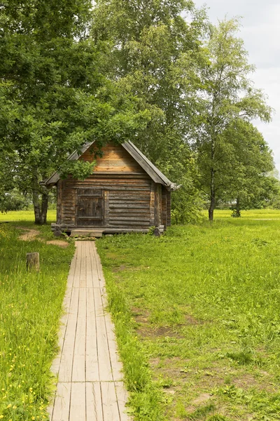 Russische houten architectuur. — Stockfoto