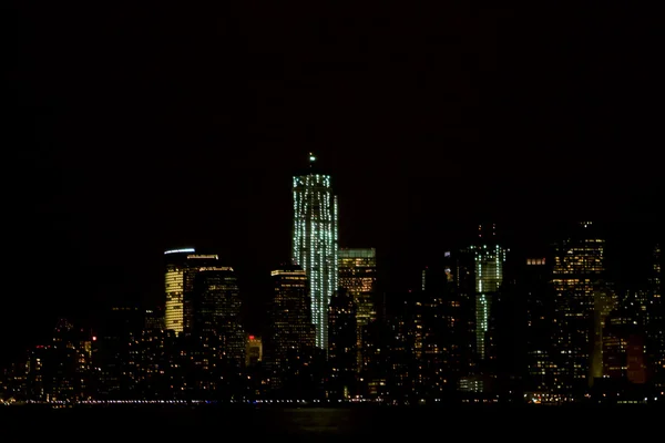 Vue nocturne de New York — Photo