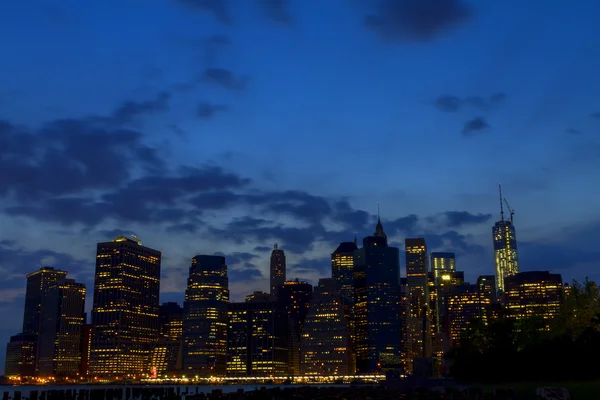 Night views of New York City — Stock Photo, Image