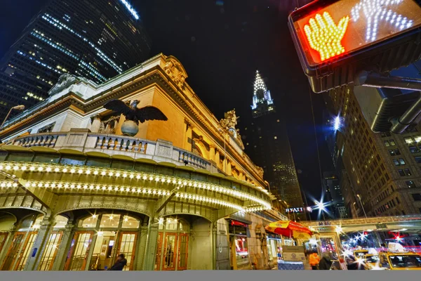 Vue nocturne de New York — Photo