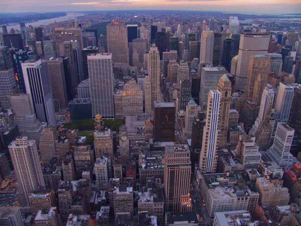 Voeux aériens de New York, États-Unis — Photo