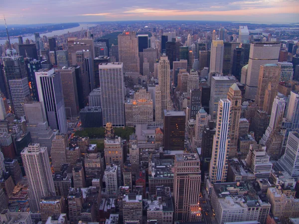 Luftaufnahmen von New York City, USA — Stockfoto