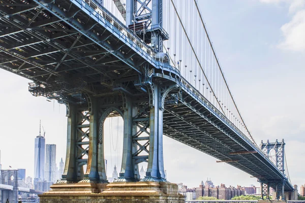 New York City, Amerika Birleşik Devletleri sayısı. Manhattan Köprüsü. — Stok fotoğraf
