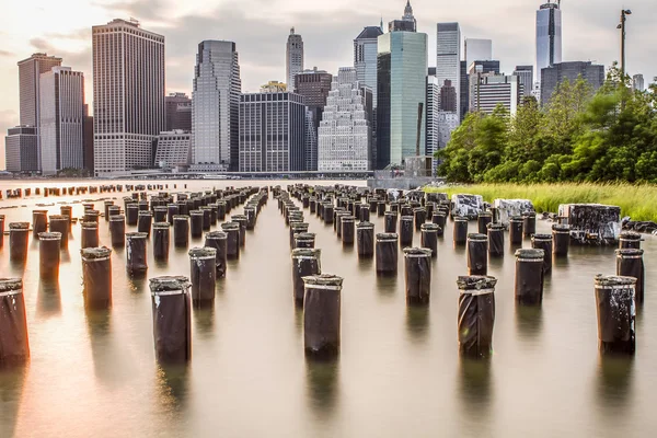 Night views of New York City — Stock Photo, Image