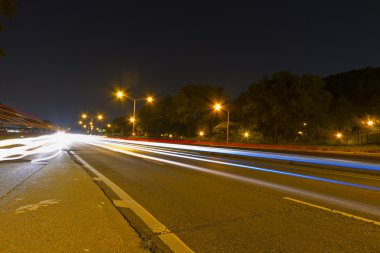 uzun pozlama görüntüleri sürüş