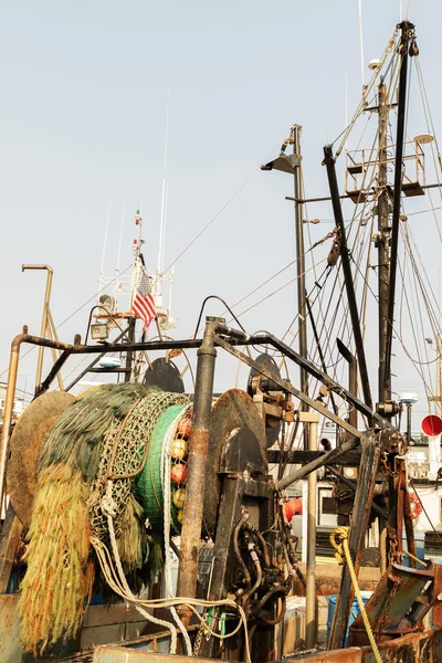 Commercial fishing boat equipment. — Stock Photo, Image
