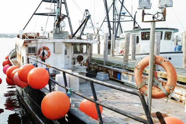 Commercial fishing boat equipment. — Stock Photo, Image