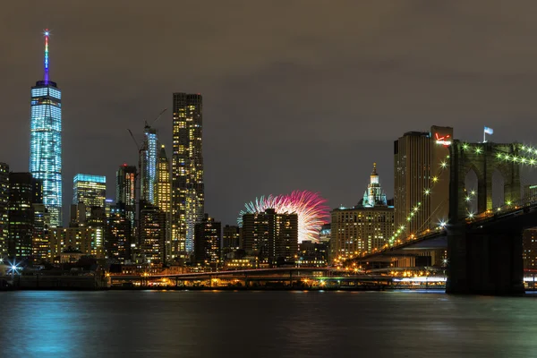 Nueva York por la noche. — Foto de Stock