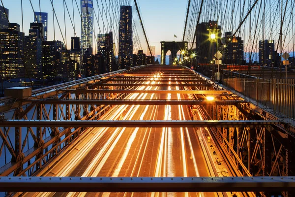 Nueva York por la noche. — Foto de Stock