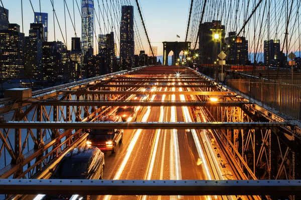 Nueva York por la noche. — Foto de Stock