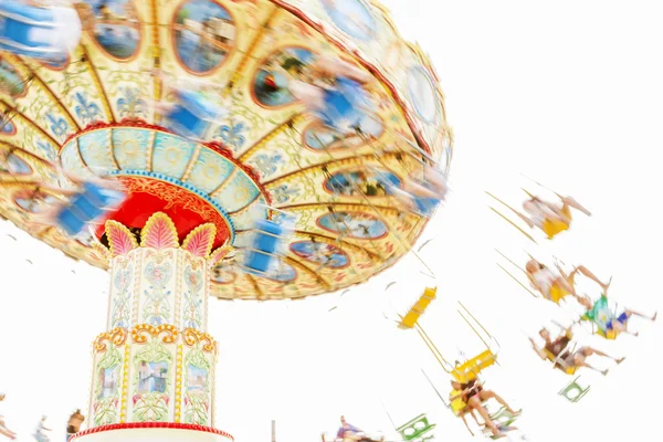 Färgglada karusell. — Stockfoto
