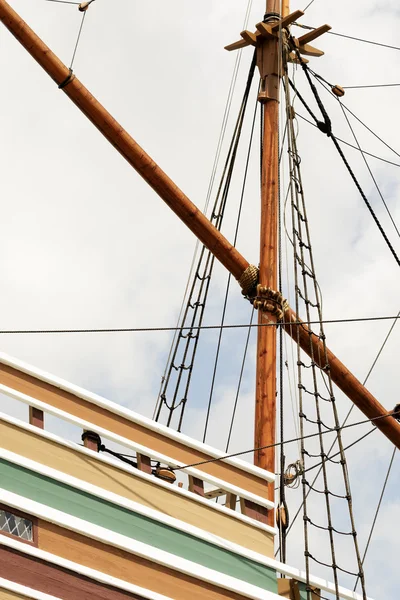 Rigging sulla nave alta . — Foto Stock