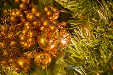 Noel ağacı süslemeleri.