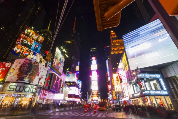 New York di notte. — Foto Stock