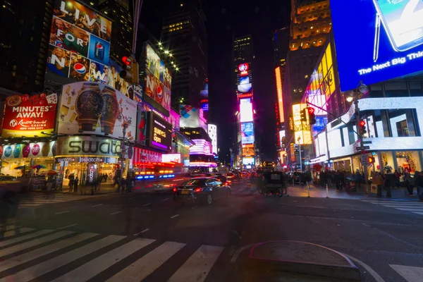 New York City at night. — Stock Photo, Image