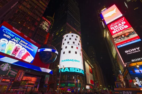 New York City at night. — Stock Photo, Image