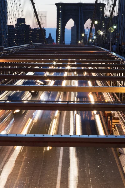 New York stad på natten. — Stockfoto