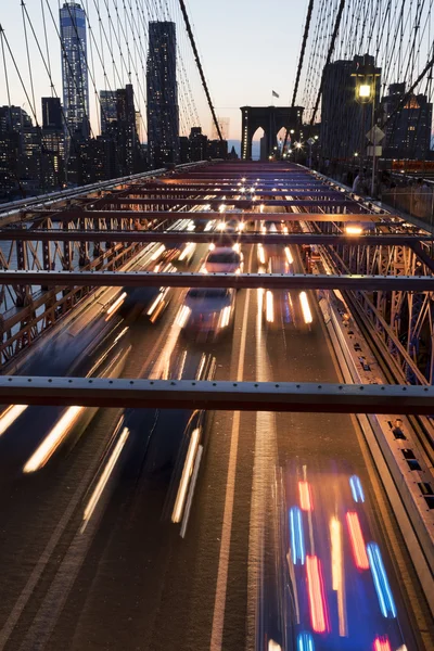 Nowy Jork nocą. — Zdjęcie stockowe