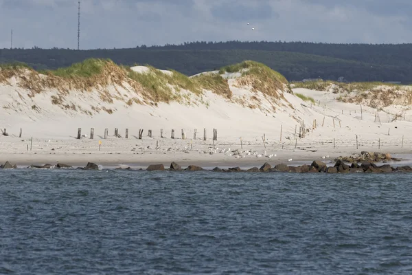 Weiße Sanddünen — Stockfoto