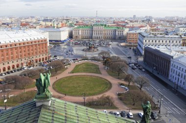 saint Petersburg havadan görünümü