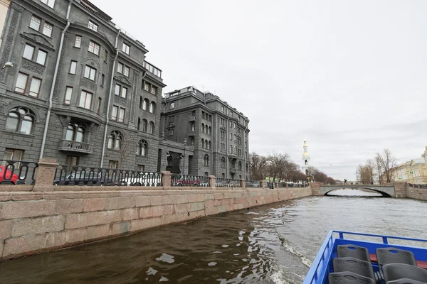 Vista de San Petersburgo desde el barco — Foto de Stock