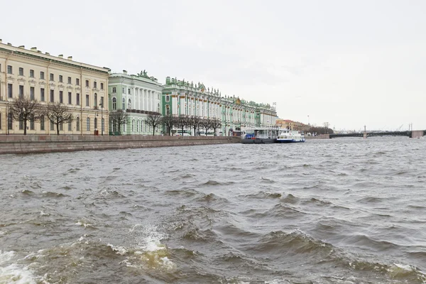 Vista desde el río Neva — Foto de Stock