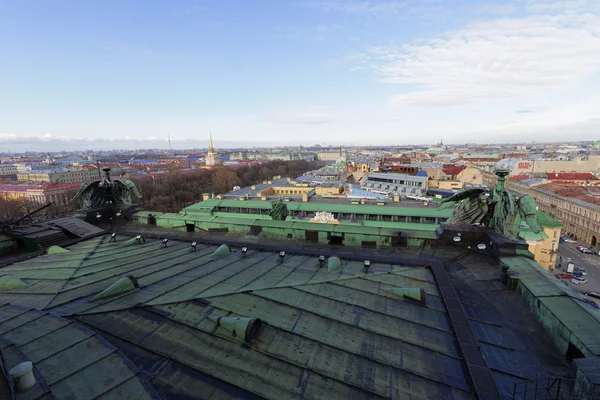 Luftaufnahme von heiligen petersburg — Stockfoto