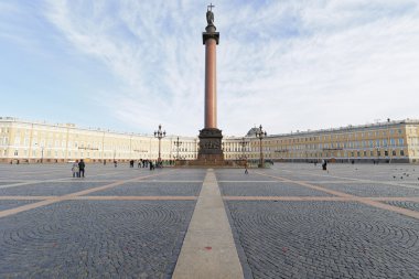Alexander sütun üzerinde Palace Square