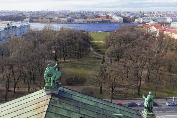 Saint Petersburg havadan görünümü — Stok fotoğraf